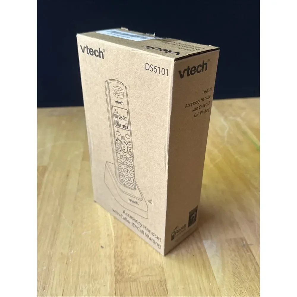 Vtech DS6101 DECT 6.0 1.9GHz 2-Line Cordless Expansion Handset Phone